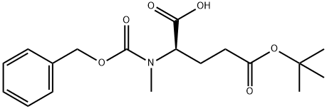 Z-N-ME-D-GLU(OTBU)-OH 结构式