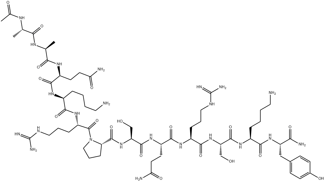 myelin peptide amide-12 结构式