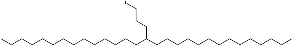 15-(3-碘丙基)壬二烷 结构式