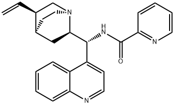 N-(9-脱氧-EPI-辛克宁-9-基)氮苯酰胺 结构式