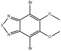 IN1699, 4,7-二溴-5,6-二甲氧基苯并[C][1,2,5]噻二唑 结构式
