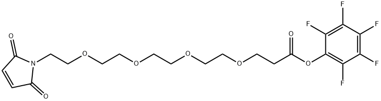 马来酰亚胺-四聚乙二醇-五氟苯酯 结构式