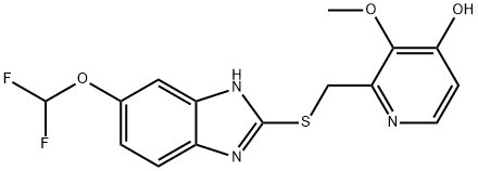 4-氧-去甲基泮托拉唑硫脒 结构式