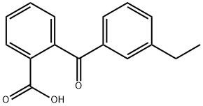 Benzoic acid, 2-(3-ethylbenzoyl)- 结构式