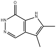 7H-Pyrrolo[2,3-d]pyridazin-7-one,1,6-dihydro-2,3-dimethyl-(9CI) 结构式