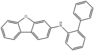 3-Dibenzofuranamine, N-[1,1'-biphenyl]-2-yl- 结构式