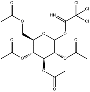 D-Glucopyranose, 2,3,4,6-tetraacetate 1-(2,2,2-trichloroethanimidate) 结构式