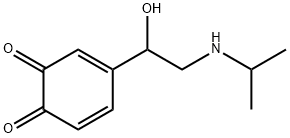 3,5-Cyclohexadiene-1,2-dione, 4-[1-hydroxy-2-[(1-methylethyl)amino]ethyl]- 结构式