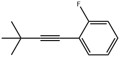 Benzene, 1-(3,3-dimethyl-1-butyn-1-yl)-2-fluoro- 结构式