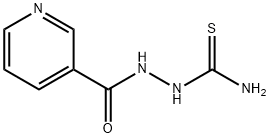3-Pyridinecarboxylic acid, 2-(aminothioxomethyl)hydrazide 结构式