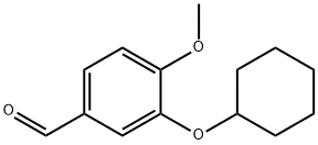 Benzaldehyde, 3-(cyclohexyloxy)-4-methoxy- 结构式