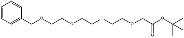 Benzyl-PEG4-CH2CO2tBu 结构式