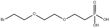 溴-二聚乙二醇-膦酸 结构式