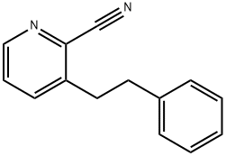 2-Pyridinecarbonitrile, 3-(2-phenylethyl)- 结构式
