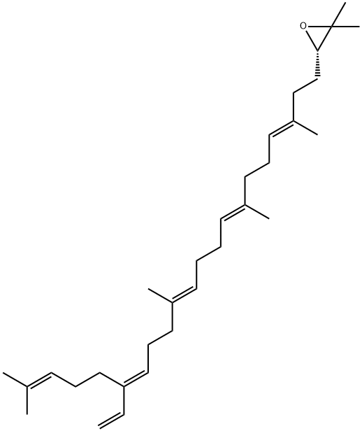 29-methylidene-2,3-oxidosqualene 结构式