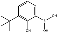 Boronic acid, B-[3-(1,1-dimethylethyl)-2-hydroxyphenyl]- 结构式