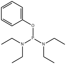 Phosphorodiamidous acid, N,N,N',N'-tetraethyl-, phenyl ester 结构式