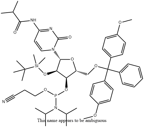 RNA "C" phosphoramidite 结构式