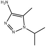 5-甲基-1-(丙-2-基)-1H-1,2,3-三唑-4-胺 结构式