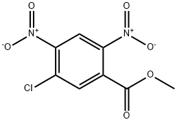 Benzoic acid, 5-chloro-2,4-dinitro-, methyl ester 结构式