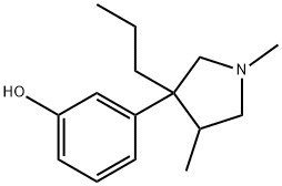 Phenol, 3-(1,4-dimethyl-3-propyl-3-pyrrolidinyl)- 结构式