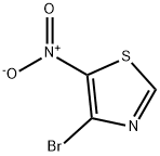 4-溴-5-硝基噻唑 结构式