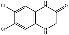 2(1H)-Quinoxalinone, 6,7-dichloro-3,4-dihydro- 结构式
