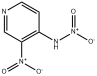 4-Pyridinamine, N,3-dinitro- 结构式