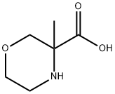 3-Morpholinecarboxylic acid, 3-methyl- 结构式