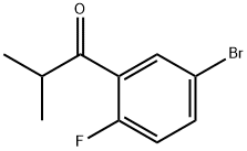 1-(5-BROMO-2-FLUOROPHENYL)-2-METHYL-1-PROPANONE 结构式