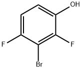 3-溴-2,4-二氟苯酚 结构式