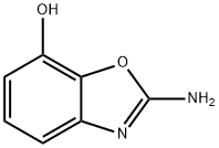 2-氨基苯并[D]噁唑-7-醇 结构式