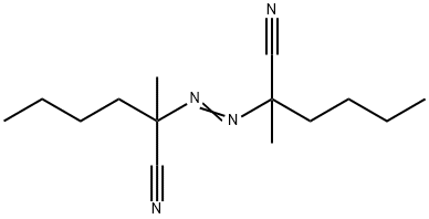 Azobis-(heptonitrile) 结构式