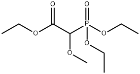 Acetic acid, 2-(diethoxyphosphinyl)-2-methoxy-, ethyl ester 结构式