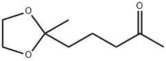 2-Pentanone, 5-(2-methyl-1,3-dioxolan-2-yl)- 结构式