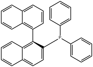 (1S)-[1,1'-联萘]-2-基二苯基膦 结构式