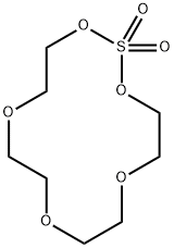 1,3,6,9,12-Pentaoxa-2-thiacyclotetradecane, 2,2-dioxide 结构式
