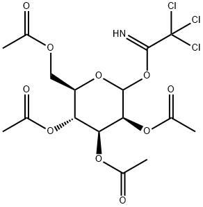 2,3,4,6-四-O-乙酰基-D-甘露糖苷 结构式