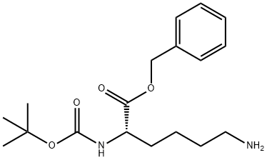 L-Lysine, N2-[(1,1-dimethylethoxy)carbonyl]-, phenylmethyl ester 结构式