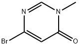 6-溴-3-甲基嘧啶-4(3H)-酮 结构式