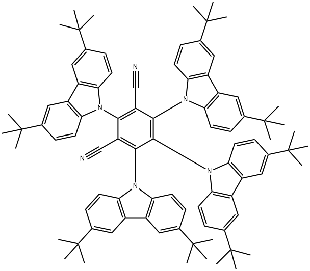 4CzIPN-Bu 结构式