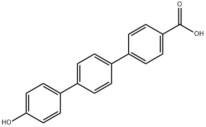 [1,1':4',1''-Terphenyl]-4-carboxylic acid, 4''-hydroxy- (9CI) 结构式