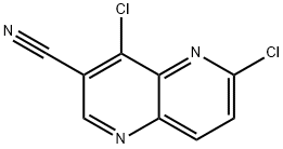 4,6-二氯-1,5-萘吡啶-3-腈 结构式