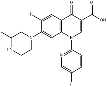 Fandofloxacin 结构式