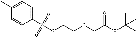 2-(2-(对甲苯磺酰氧基)乙氧基)乙酸叔丁酯 结构式