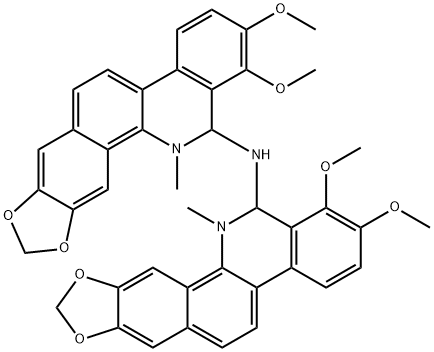 BIS[6-(5,6-DIHYDROCHELERYTHRINYL)]AMINE 结构式
