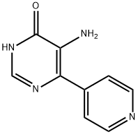 4(3H)-Pyrimidinone, 5-amino-6-(4-pyridinyl)- 结构式