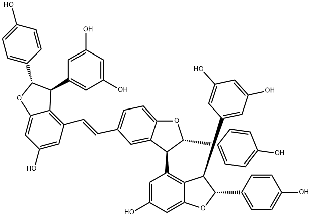 R-Viniferin 结构式