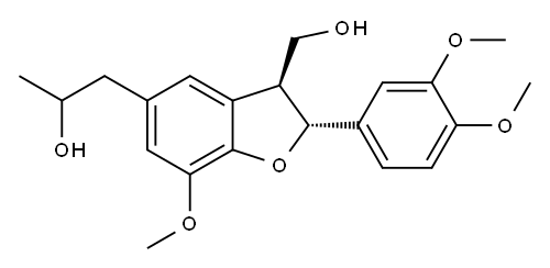 雪松素杂质 1(3,4-O-二甲基雪松素) 结构式