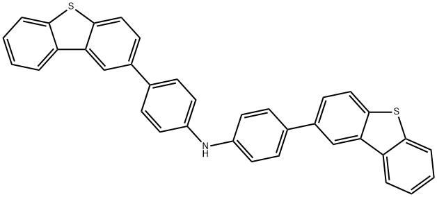 双(4-(2-二苯并噻吩)苯基)胺 结构式